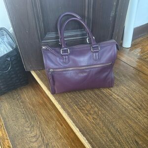 Cole Haan Plum Satchel Bag